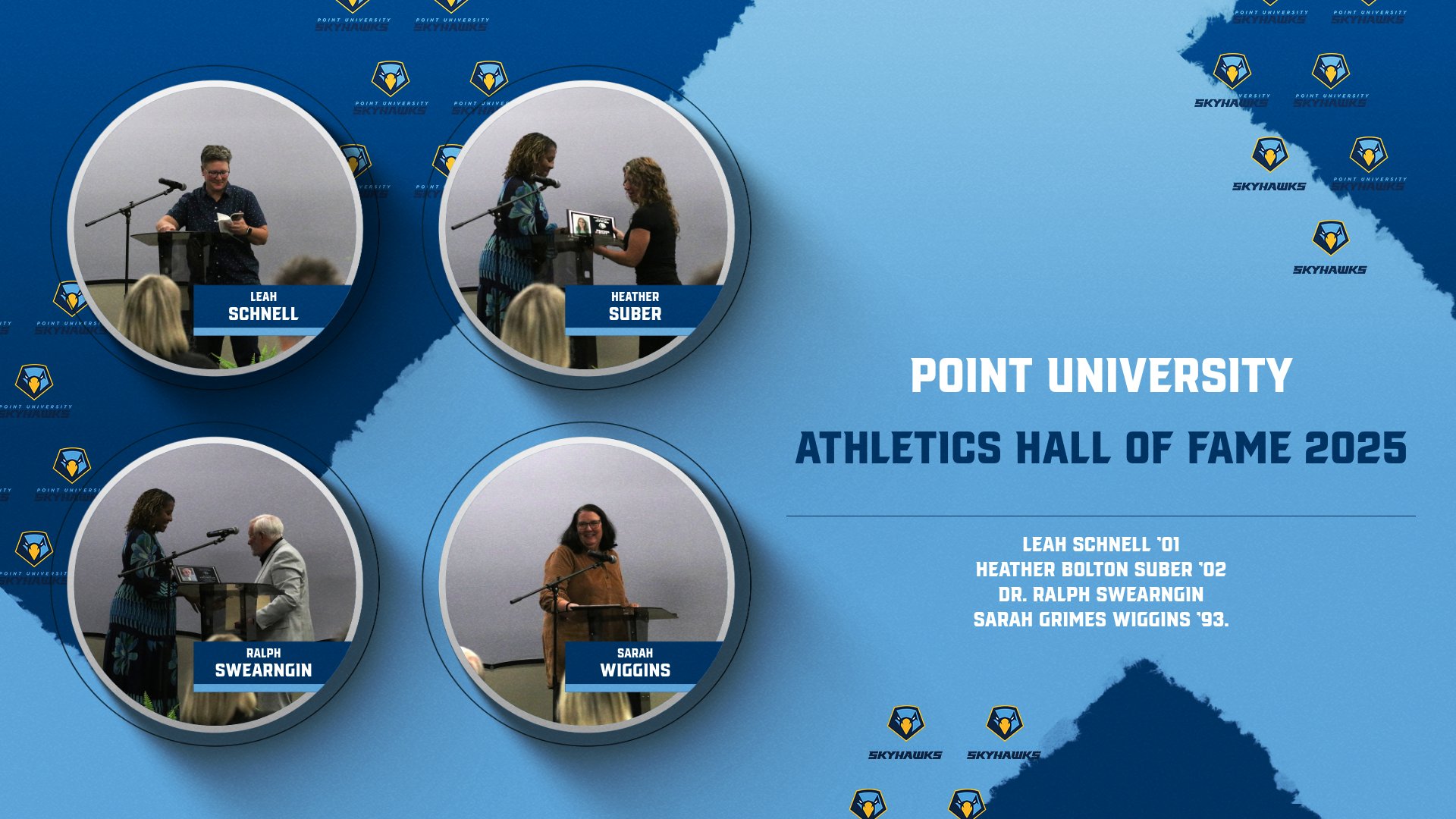 Point University Inducts Four into Athletics Hall of Fame During Homecoming 2025