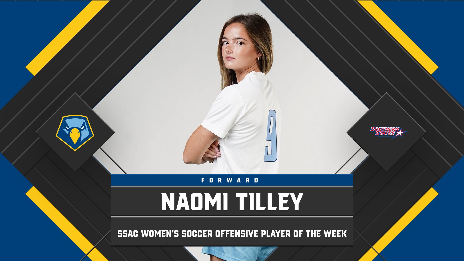 Naomi Tilley Named SSAC Women's Soccer Offensive Player of the Week