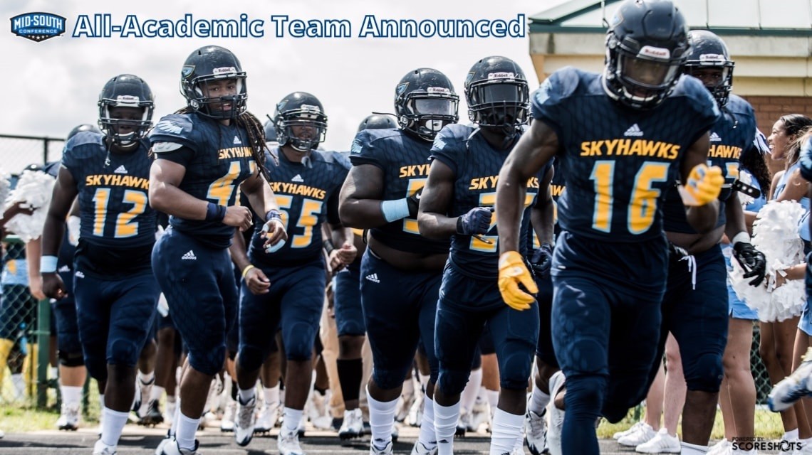 Seven Skyhawks Earn Mid-South Conference All-Academic Honors