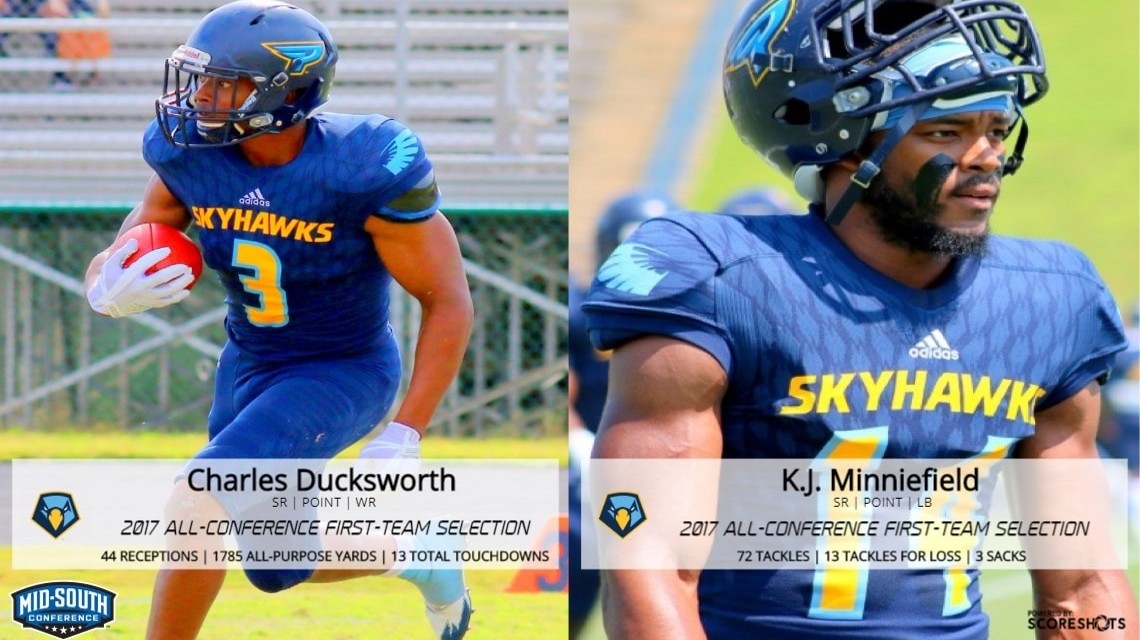 Point's Charles Ducksworth Named Offensive Player of Year; All-Conference Appalachian Football Teams Announced