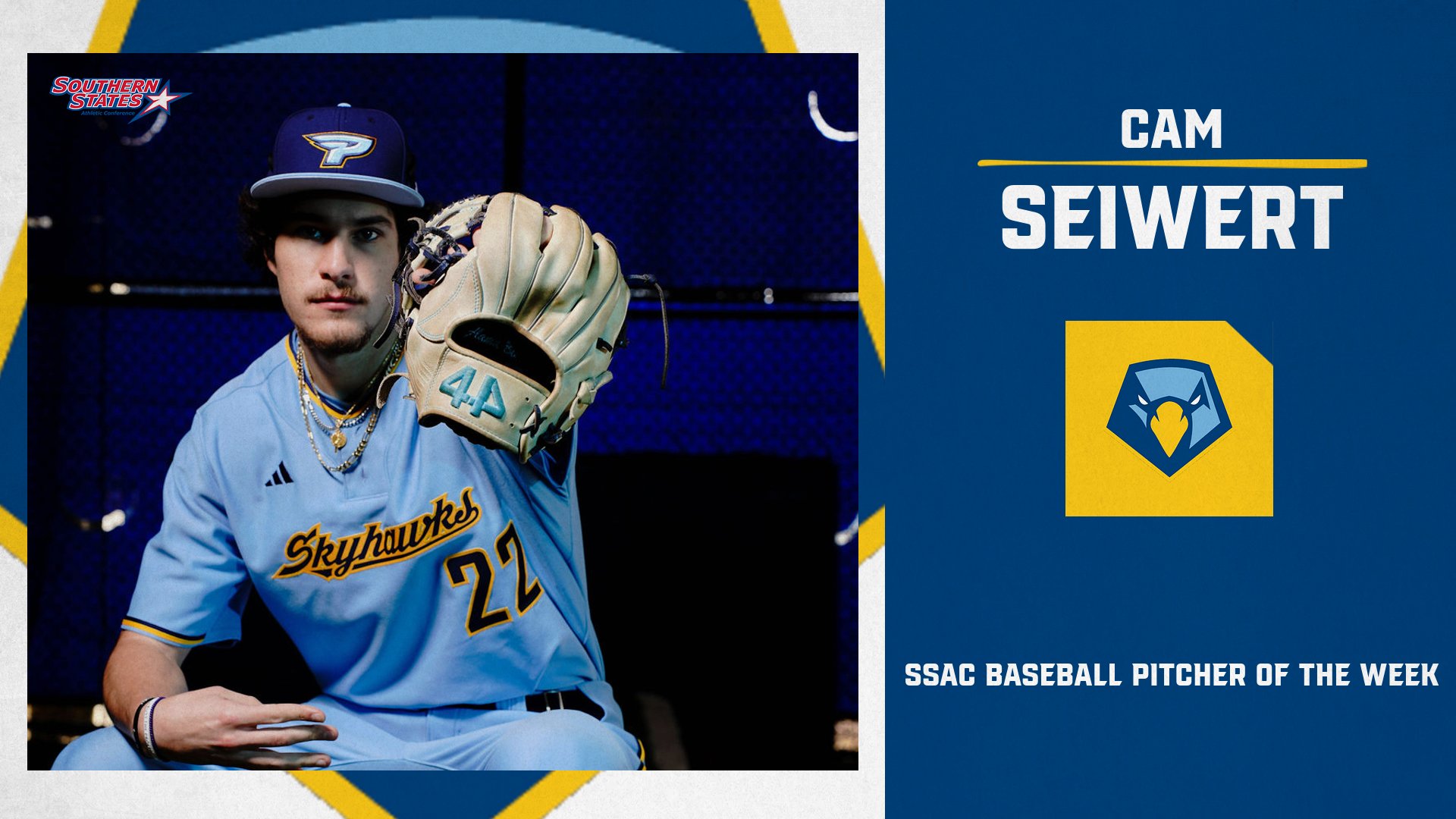 Cam Seiwert&rsquo;s redemption weekend earns him SSAC Baseball Pitcher of the Week