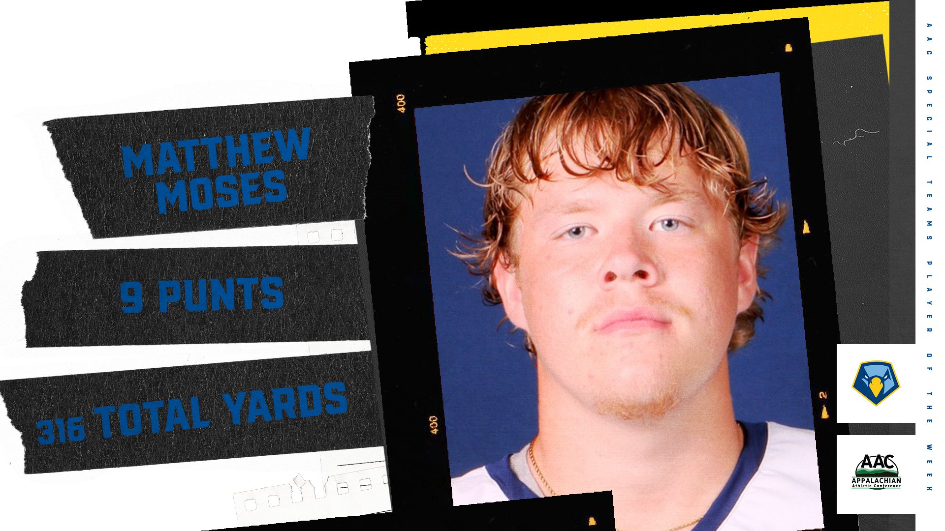 Matthew Moses earns AAC Special Teams Player of the Week honors
