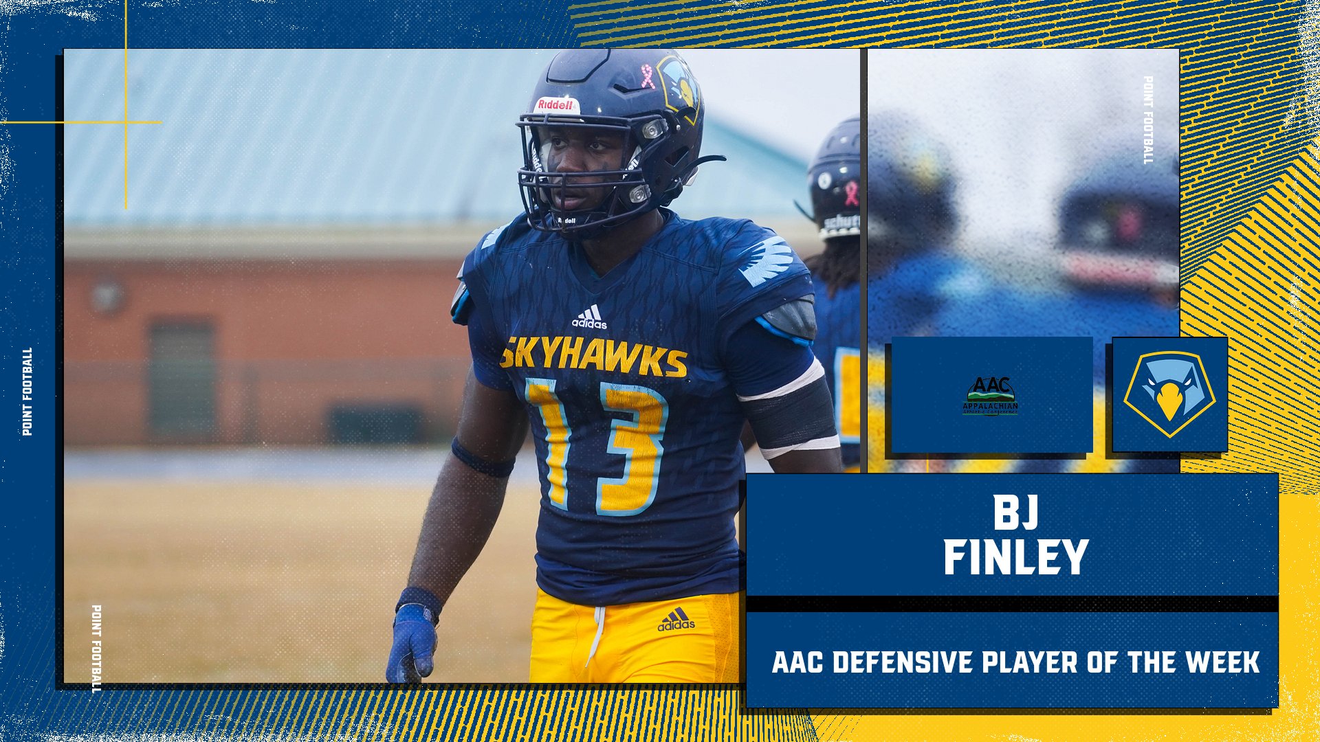 BJ Finley&rsquo;s explosive Senior Day Game earns him AAC Defensive Player of the Week