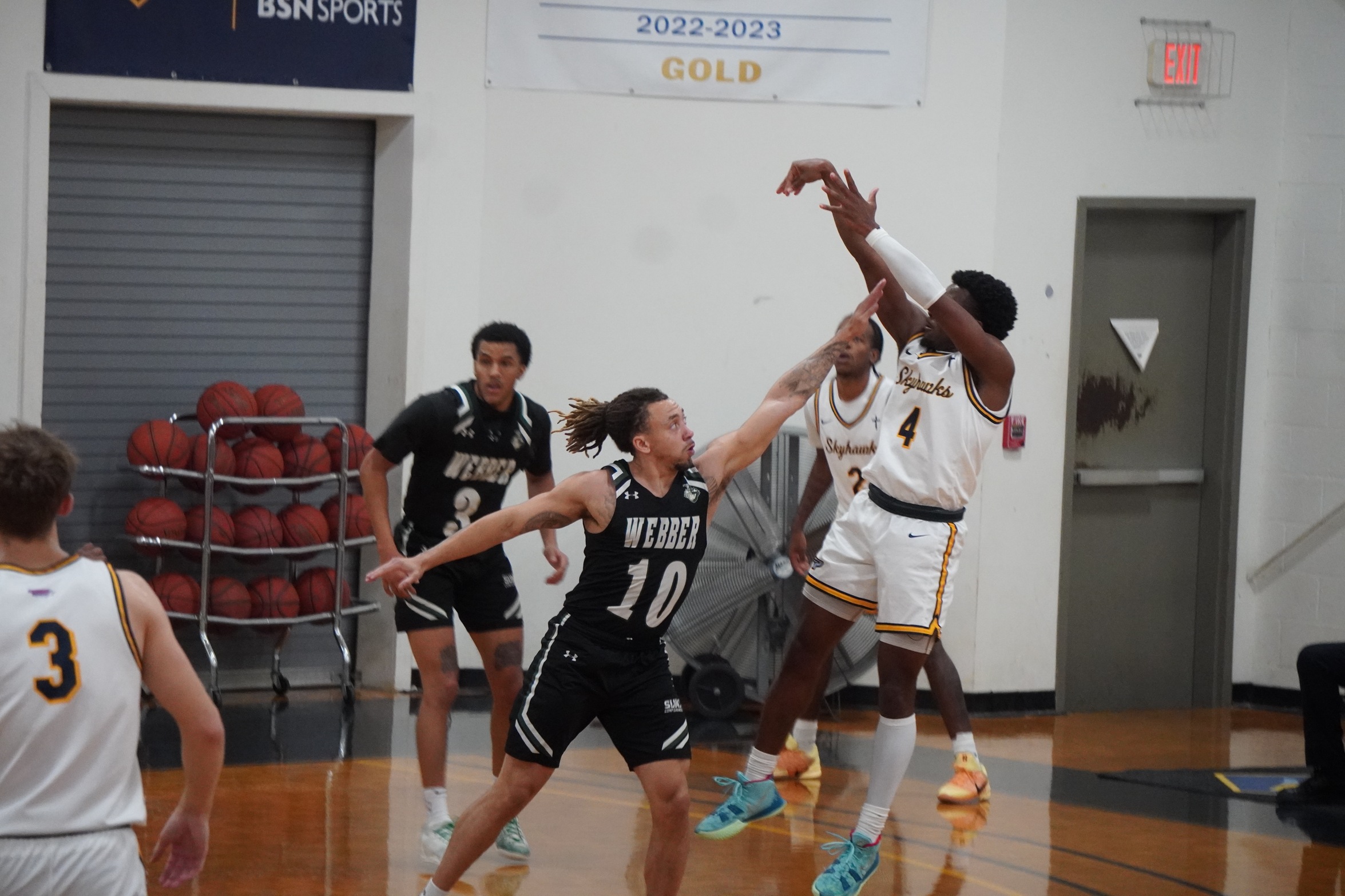 Late Three Lifts Men's Basketball Over Webber International