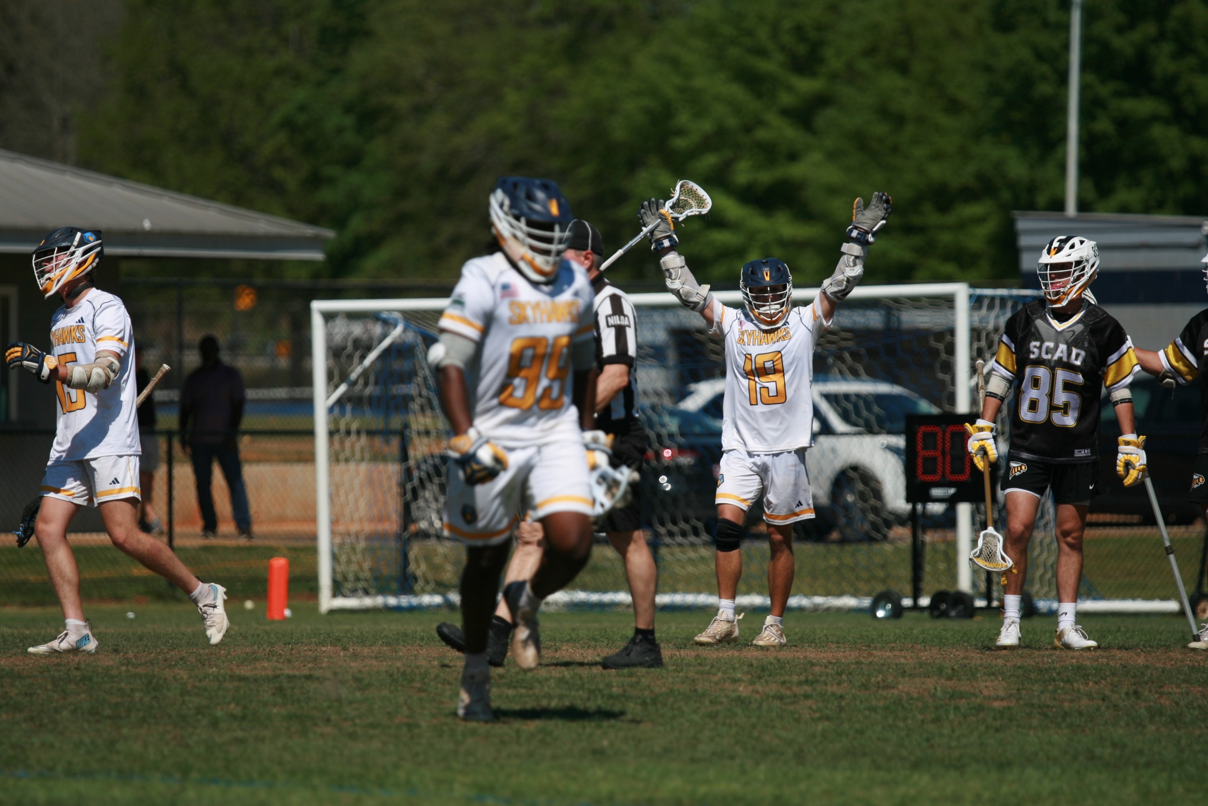 Skyhawks Stun #4 SCAD 13-12 on Senior Day