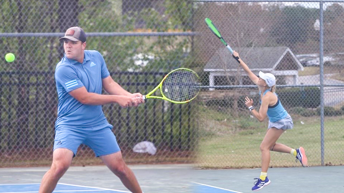 Men&rsquo;s and women&rsquo;s tennis sweep Johnson