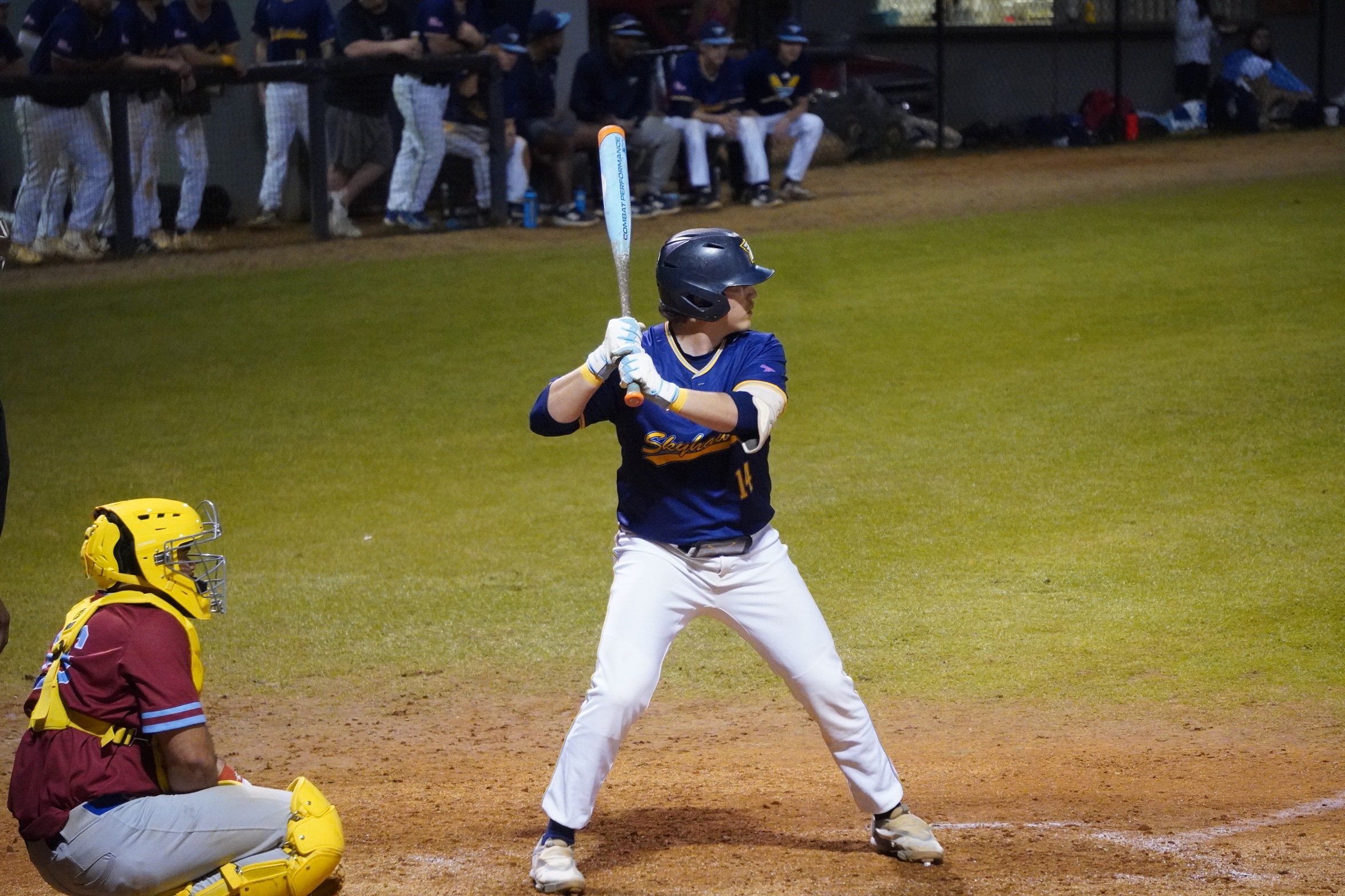 Faulkner Attacks Early, Hands Skyhawks 14-3 Loss