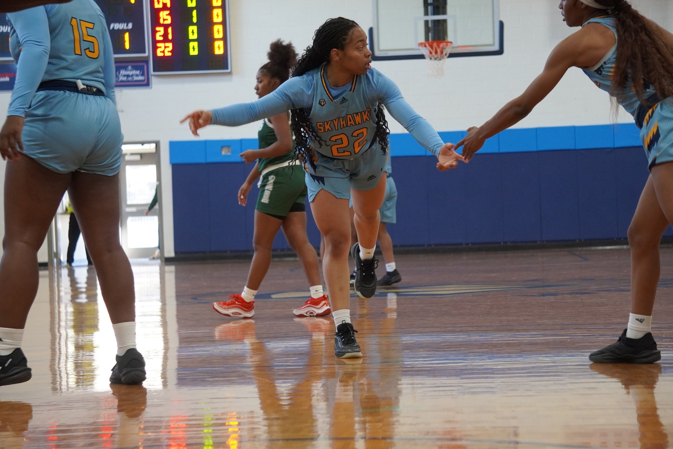 Skyhawks Fall to Mobile in Conference Clash