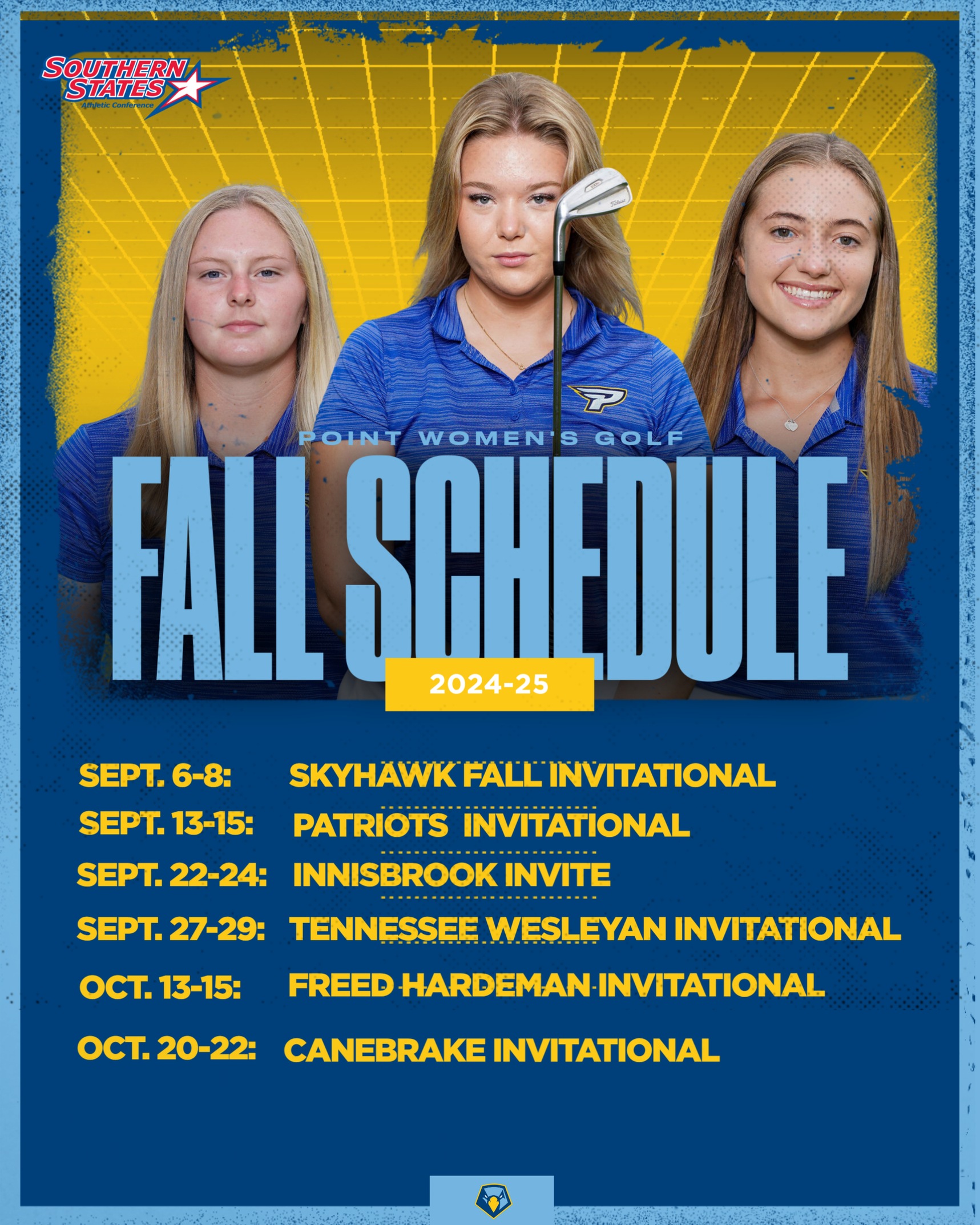 Point Women&rsquo;s Golf releases its 2024-25 Fall Schedule