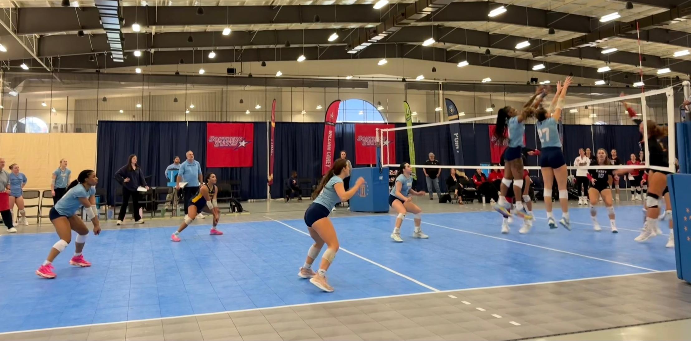 Women's Volleyball Falls in Conference Tournament Semifinals